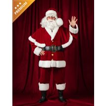 Luksusowy kostium Świętego Mikołaja z peleryną dla dorosłych