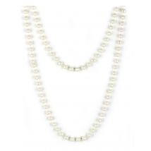 Sautoir de perles nacrées pour Femme - Couleur Blanc