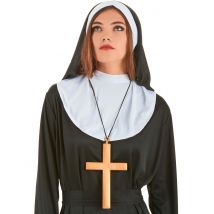 Collier croix de moine or - Couleur Or