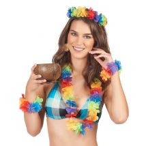 Set Hawaï pour Femme - Couleur Multicolore