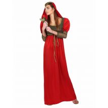 Déguisement médiéval rouge pour Femme - Couleur Rouge - Taille S