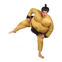 Déguisement sumo pour Homme - Couleur Jaune - Taille Taille Unique (42)