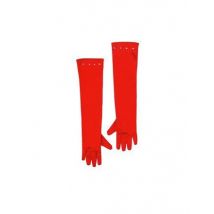 Gants longs rouges pour Enfant - Couleur Rouge