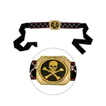 Ceinture pirate pour Femme - Couleur Noir