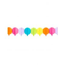 Guirlande ballons en papier 4 m - Couleur Multicolore