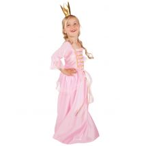 Déguisement princesse rose et doré pour Fille - Taille S 4-6 ans (110-120 cm)