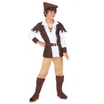 Déguisement pour Garçon des bois marron et beige - Couleur Marron - Taille L 10-12 ans (130-140 cm)