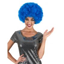 Perruque clown bleue confort pour Adulte