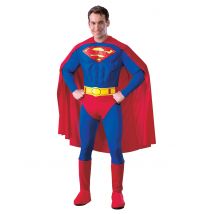 Déguisement luxe Superman pour Homme - Couleur Bleu - Taille L