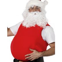 Ventre Père Noël pour Adulte - Couleur Ivoire
