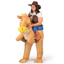 Déguisement cheval gonflable pour Adulte - Couleur Multicolore
