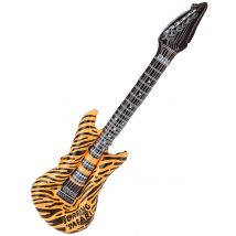 Guitare rock gonflable orange pour Adulte - Couleur Orange