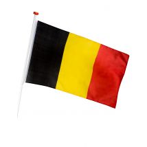 Drapeau supporter Belgique - Couleur Multicolore