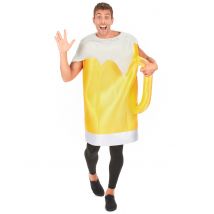 Déguisement chope de bière pour Adulte - Taille Taille Unique (42)