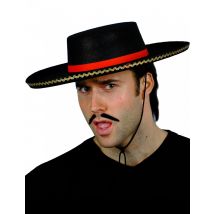 Chapeau Espagnol pour Adulte - Couleur Rouge