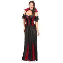 Déguisement vampire pour Femme Halloween - Couleur Rouge - Taille Taille Unique (40)