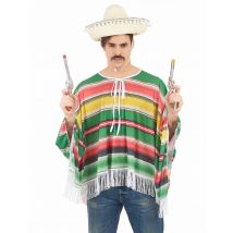 Déguisement mexicain à franges pour Homme - Couleur Multicolore - Taille Taille Unique (42)
