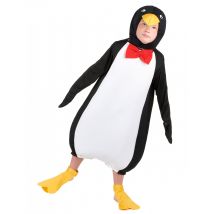 Déguisement pingouin humoristique pour Enfant - Couleur Noir - Taille L 10-12 ans (130-140 cm)