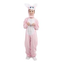 Déguisement lapin pour Enfant - Couleur Rose - Taille M 7-9 ans (120-130 cm)