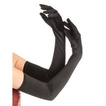 Gants longs noirs pour Adulte 60 cm