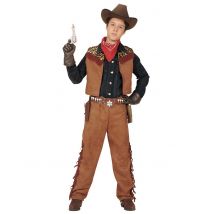 Kit déguisement cowboy du Far West pour Garçon - Taille 8-10 ans (140 cm)
