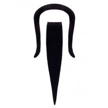 Barbe et moustache autocollante - Couleur Noir