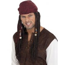 Perruque pirate dreadlocks pour Homme