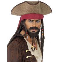 Chapeau pirate pour Homme - Couleur Marron