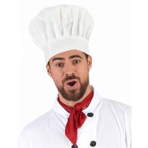 Toque de cuisinier pour Adulte - Couleur Blanc