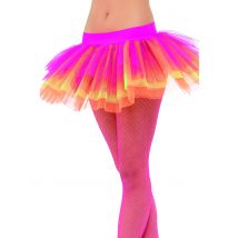 Tutu multicolore fluo de ballerine pour Femme - Couleur Rose