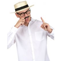 Chapeau canotier pour Adulte - Couleur Multicolore