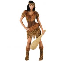 Déguisement pour Femme des cavernes effet peau de bête pour Adulte - Taille M / L