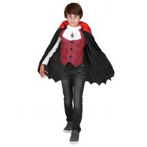 Déguisement vampire pour Garçon Halloween - Taille M 7-9 ans (120-130 cm)
