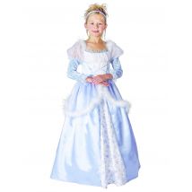 Déguisement princesse pour Enfant - Couleur Bleu - Taille S 4-6 ans (110-120 cm)