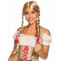 Perruque tressée blonde pour Femme