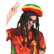 Perruque rasta - Couleur Multicolore
