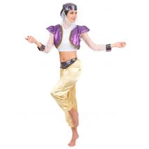 Déguisement danseuse orientale pour Femme - Couleur Or - Taille S