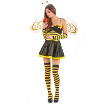Déguisement abeille pour Femme à fleur - Couleur Multicolore - Taille S