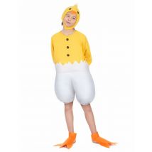 Déguisement poussin pour Enfant - Couleur Multicolore - Taille S 4-6 ans (110-120 cm)
