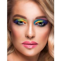 Faux cils courts multicolores pour Adulte