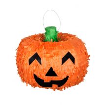 Piñata citrouille Halloween 32 x 26 cm - Couleur Orange