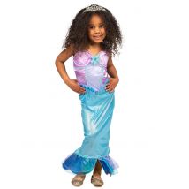 Déguisement sirène pour Enfant pour Fille - Couleur Bleu - Taille 8-10 ans (146 cm)