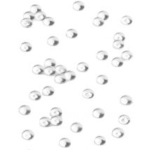Perles effet goutte de pluie transparentes 80 g - Couleur Transparent