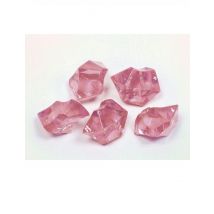 Pierres effet cristal rose 100 gr - Couleur Rose