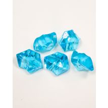 Pierres effet cristal turquoise 50 g - Couleur Bleu