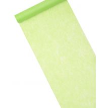 Chemin de table intissé vert 29 cm x 10 m - Couleur Vert