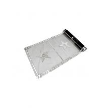Chemin de table organza noir cinéma 28 cm x 5 m - Couleur Noir