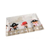 Nappe en plastique Pirate 130 x 180 cm - Couleur Marron