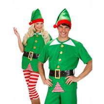 Kit elfe pour Adulte Noël - Couleur Vert - Taille M