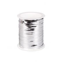 Bolduc brillant argent 3 mm x 25 m - Couleur Rouge